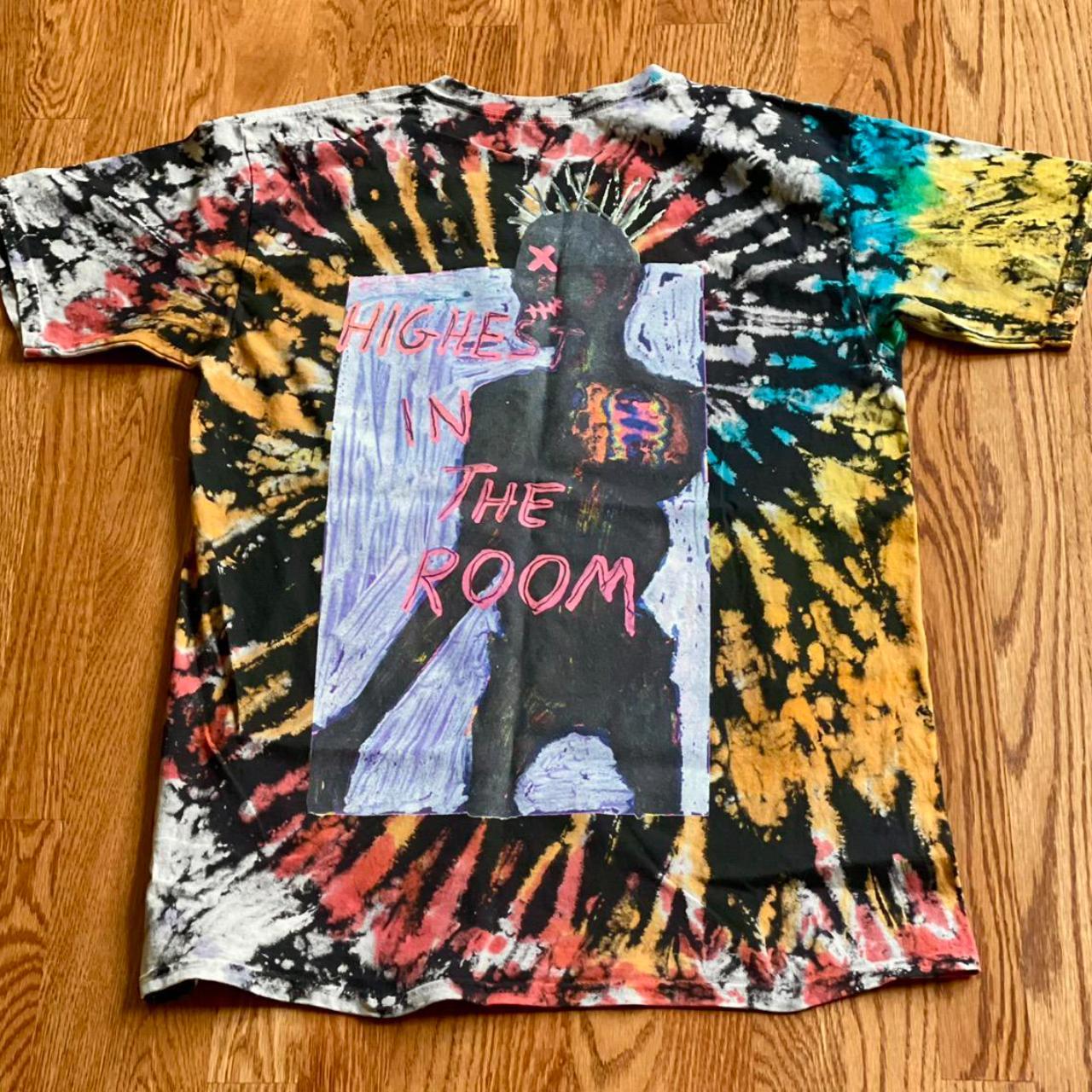 Travis scott highest in the room tie 2024 dye tee