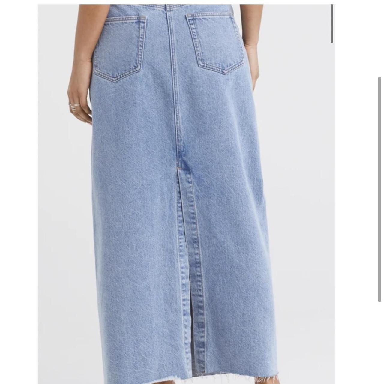 SPORTSGIRL CURRENT SEASON DENIM MAXI SKIRT. Size 14... Depop