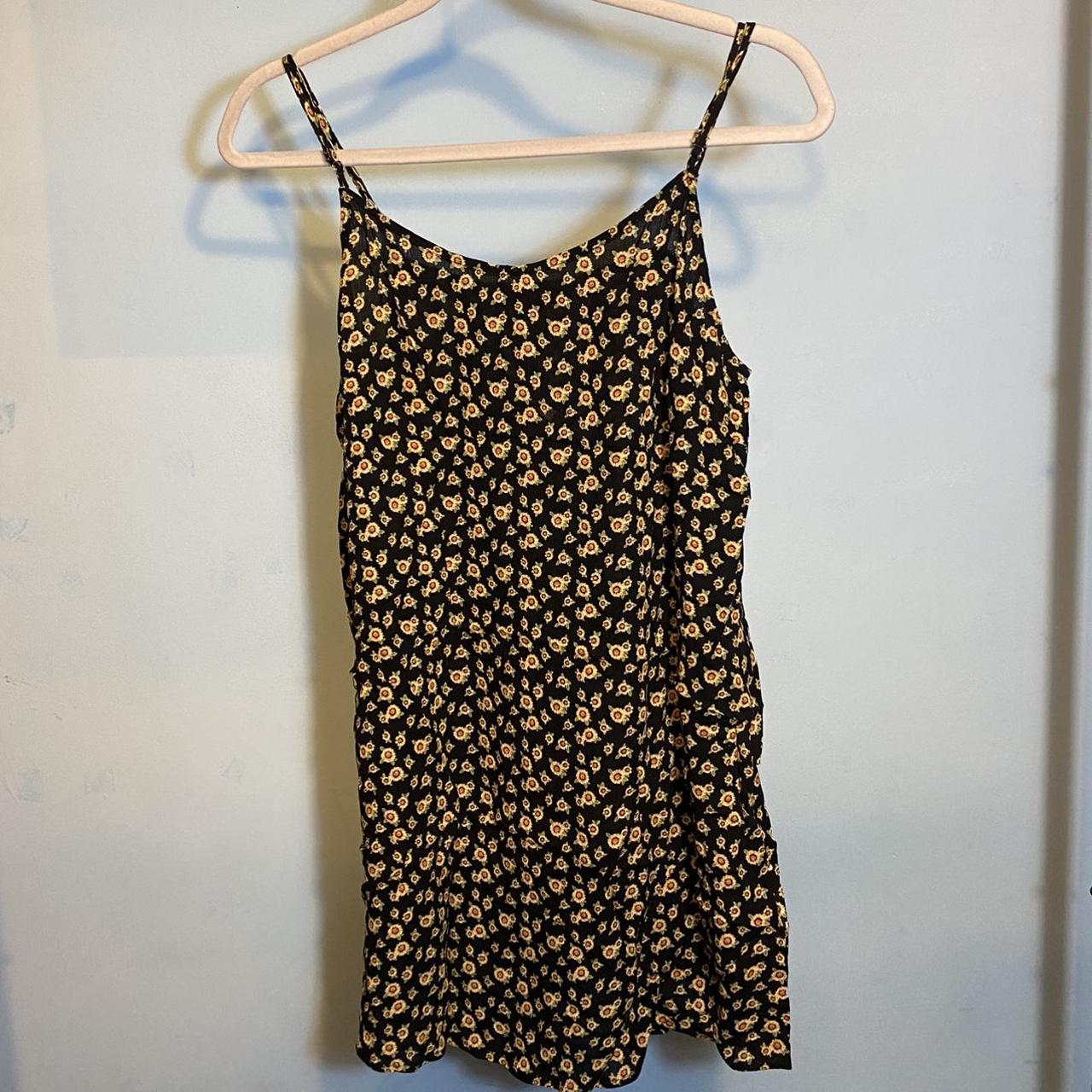 Forever 21 sundress with sunflower pattern!
