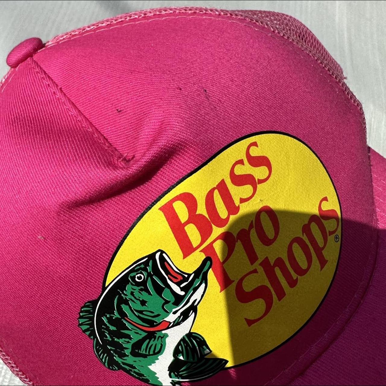 Pink Bass Pro Club Trucker Hat One size fits most - Depop