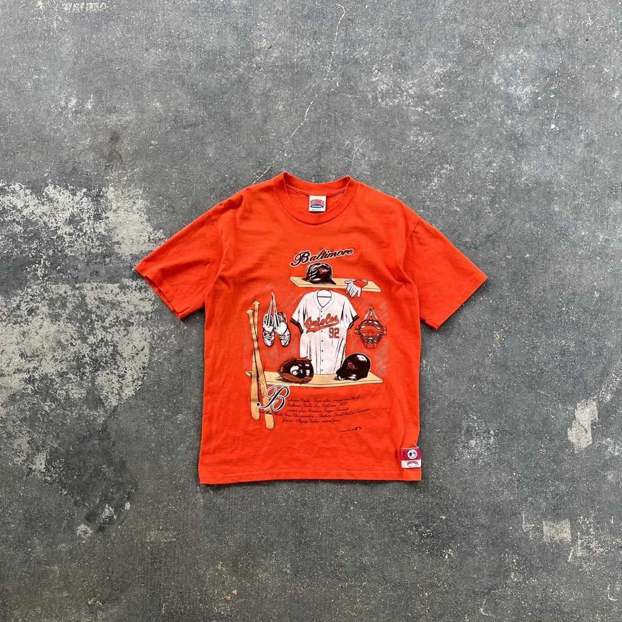 Vintage Baltimore Orioles MLB XL Casual T-Shirt 1991 - Depop