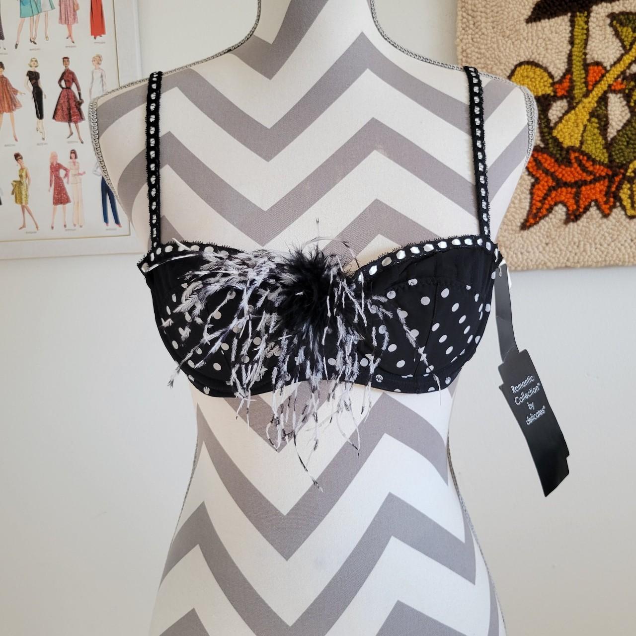 Feather Bra - Black