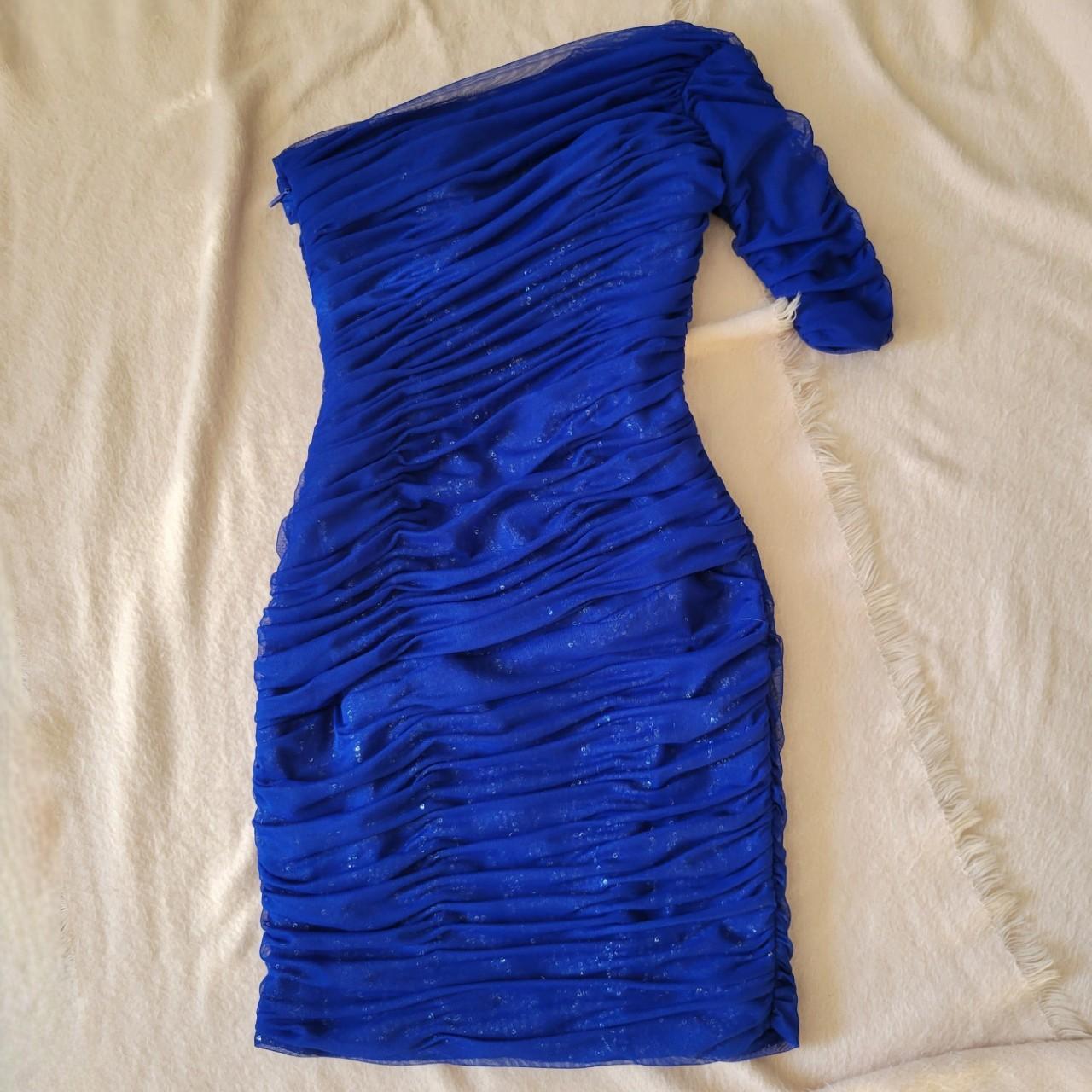 Bcbgmaxazria Bojana Mesh Sequin Cocktail Dress Depop