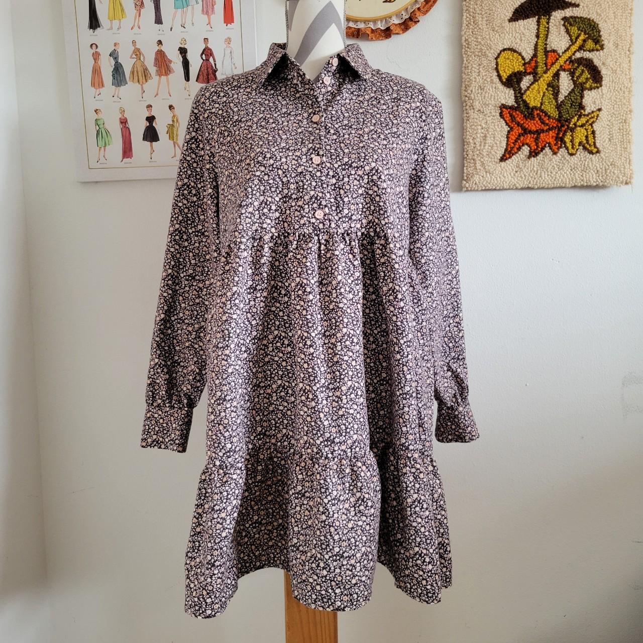 Other Stories Oversized Babydoll Shirt Dress Depop