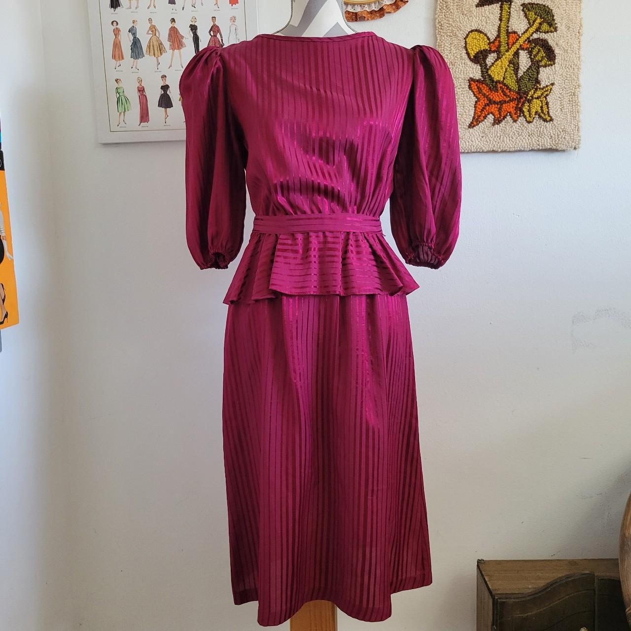 Ameri Vintage MEDI PEPLUM SET UP DRESS AMERI アメリ MEDI PEPLUM  