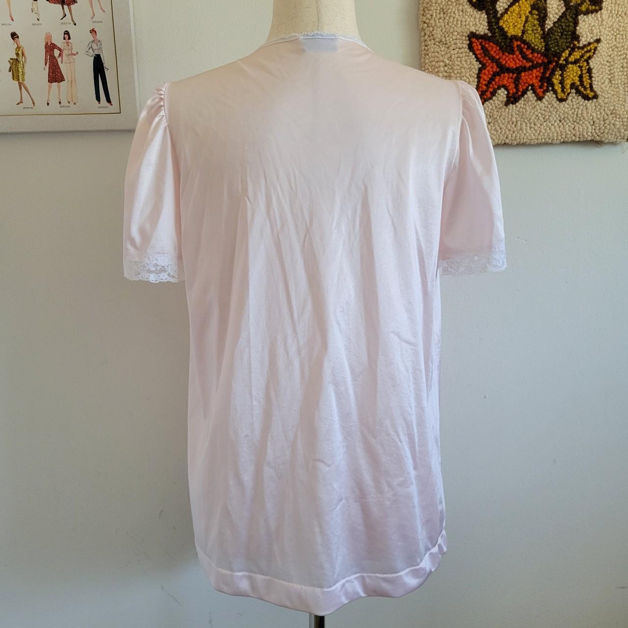 Lorraine Pink Sleep Top • Pit to Pit: About 20