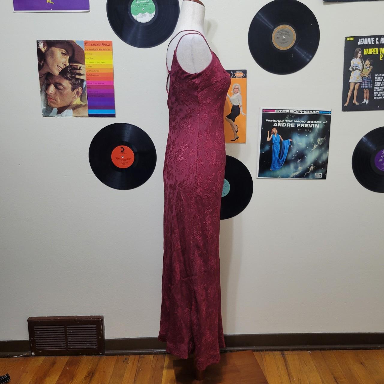 Maurices 90s Vintage Floral Prom Dress Depop