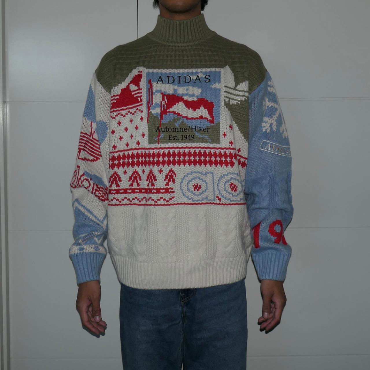 ADIDAS ORIGINALS CHRISTMAS JUMPER SWEATER A SUPER. Depop