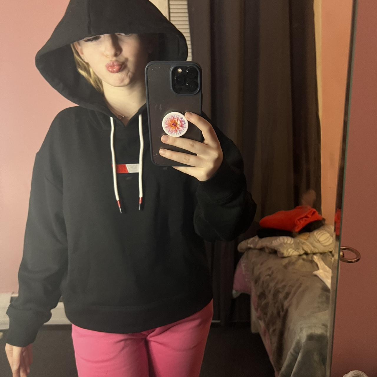 Tommy Hilfiger Sport Women's Sweatshirt/Hoodie Size Large Black