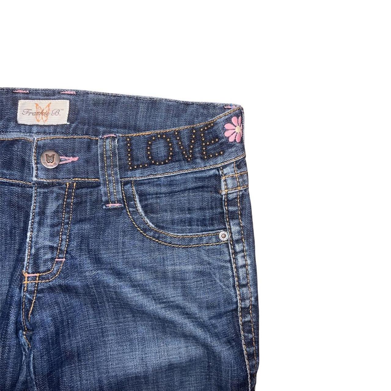 F rankie Ｂ　Make Love Not War Jeans COPY - Frankie B. Brand Make Love Not War jeans size 25