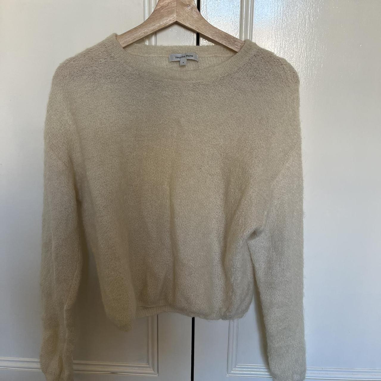 Veronika Maine mohair wool jumper a super cosy layer... - Depop