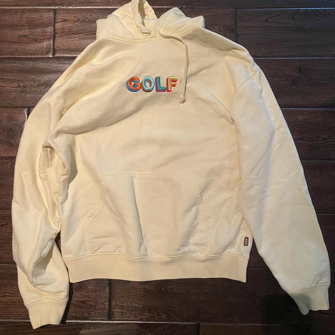 golf wang tyler the creator cream embroidered logo. Depop