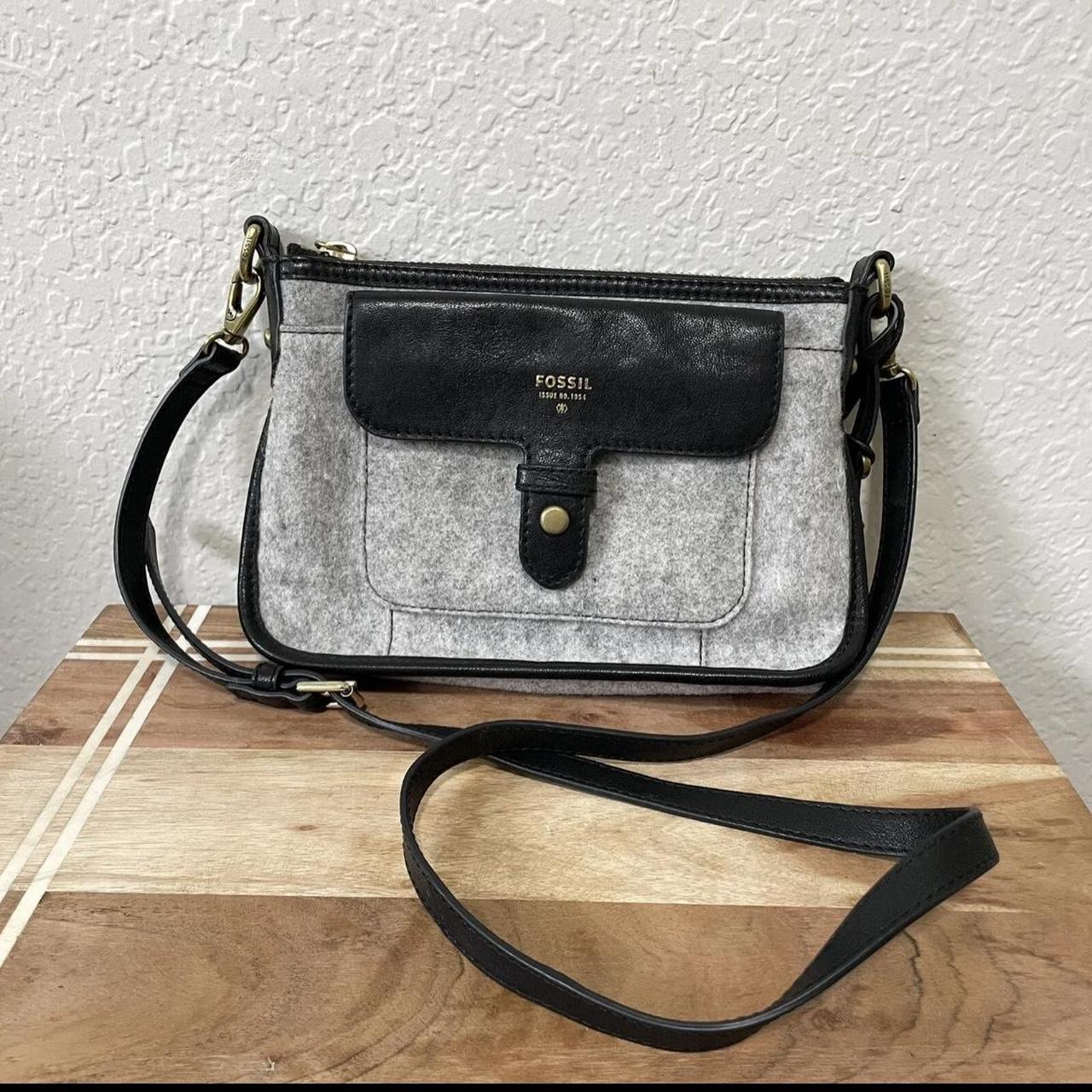 Fossil Fiona Printed Small Crossbody - Black Stripe/Gold - ShopStyle  Shoulder Bags
