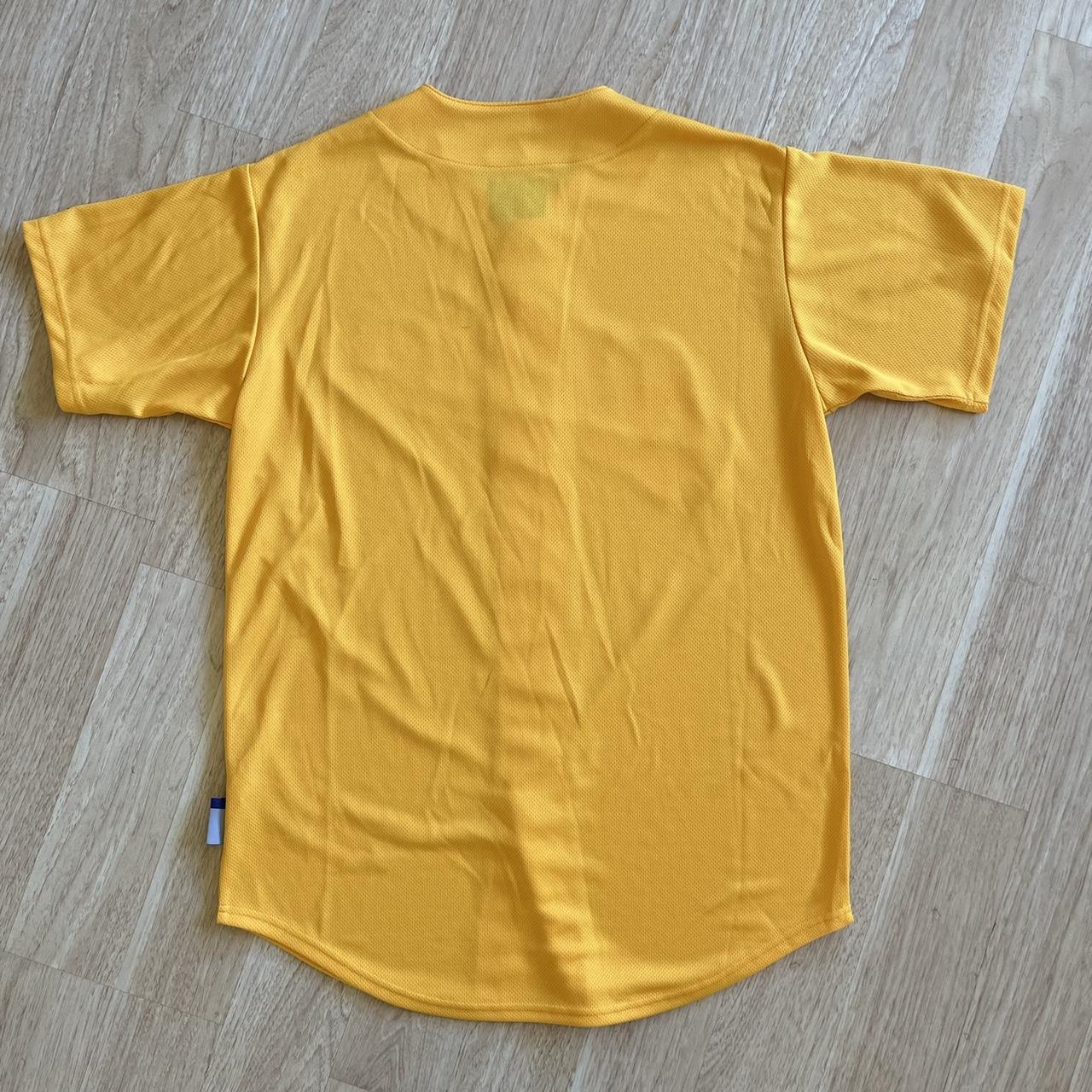 Majestic Oakland athletics gold alternative jersey - Depop