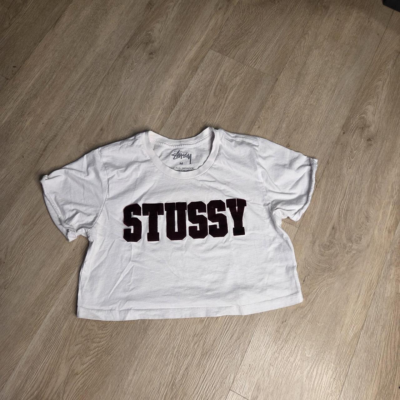 Stussy crop-top - Depop