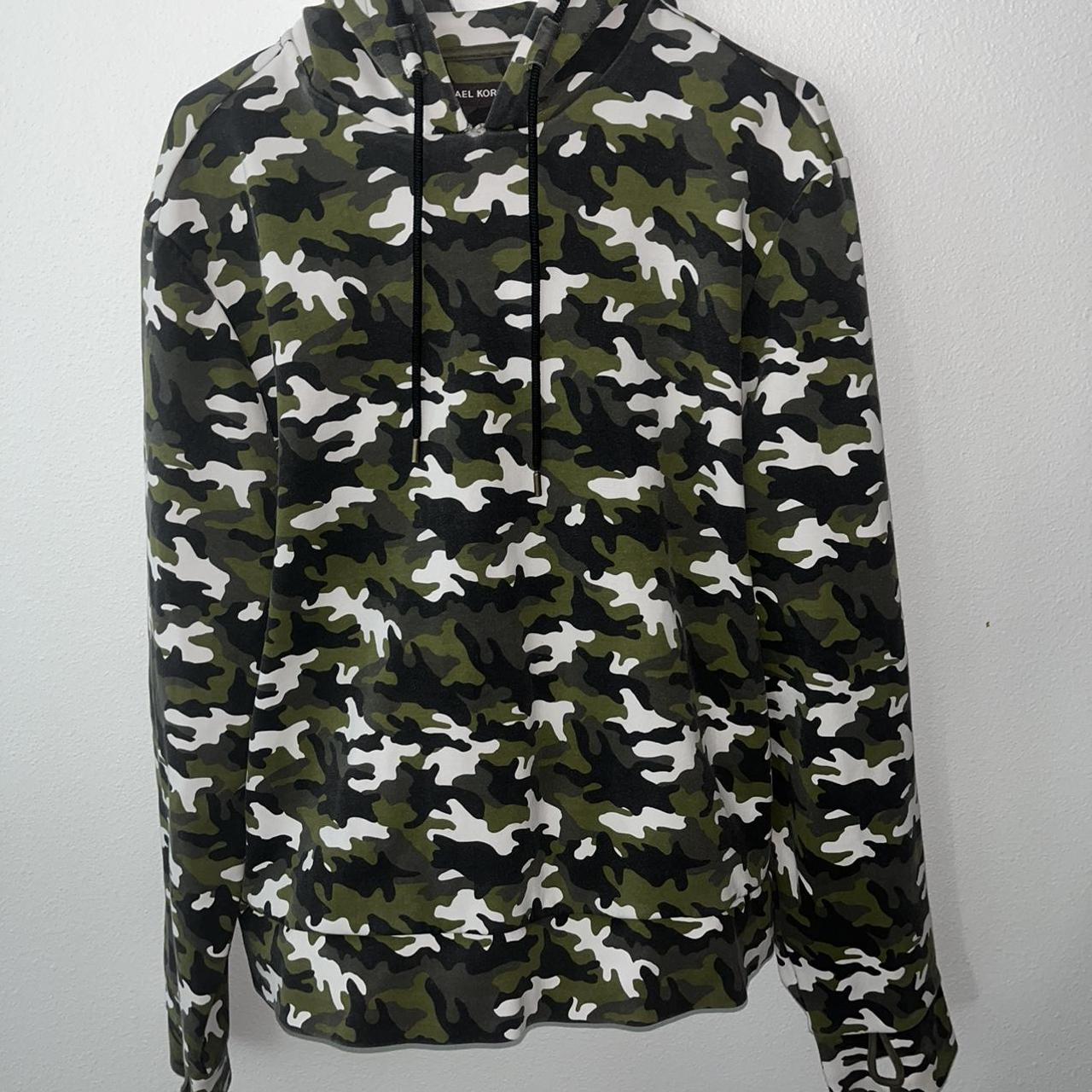 Michael kors 2025 camo hoodie