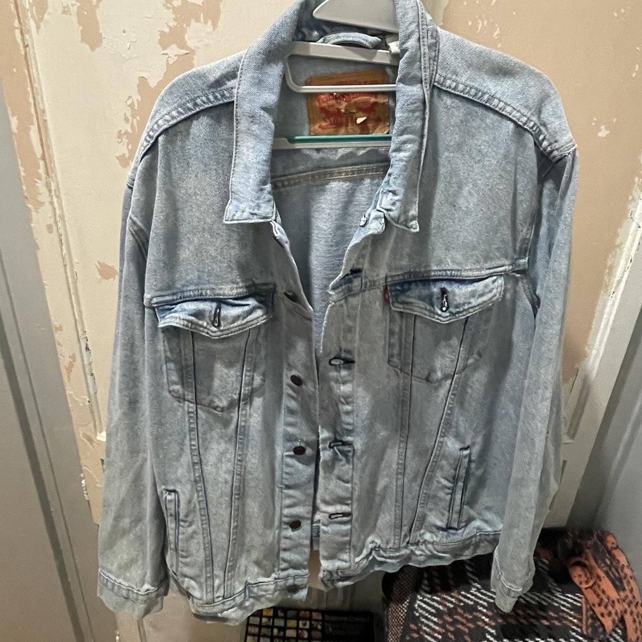 Levis light hotsell stonewash jacket