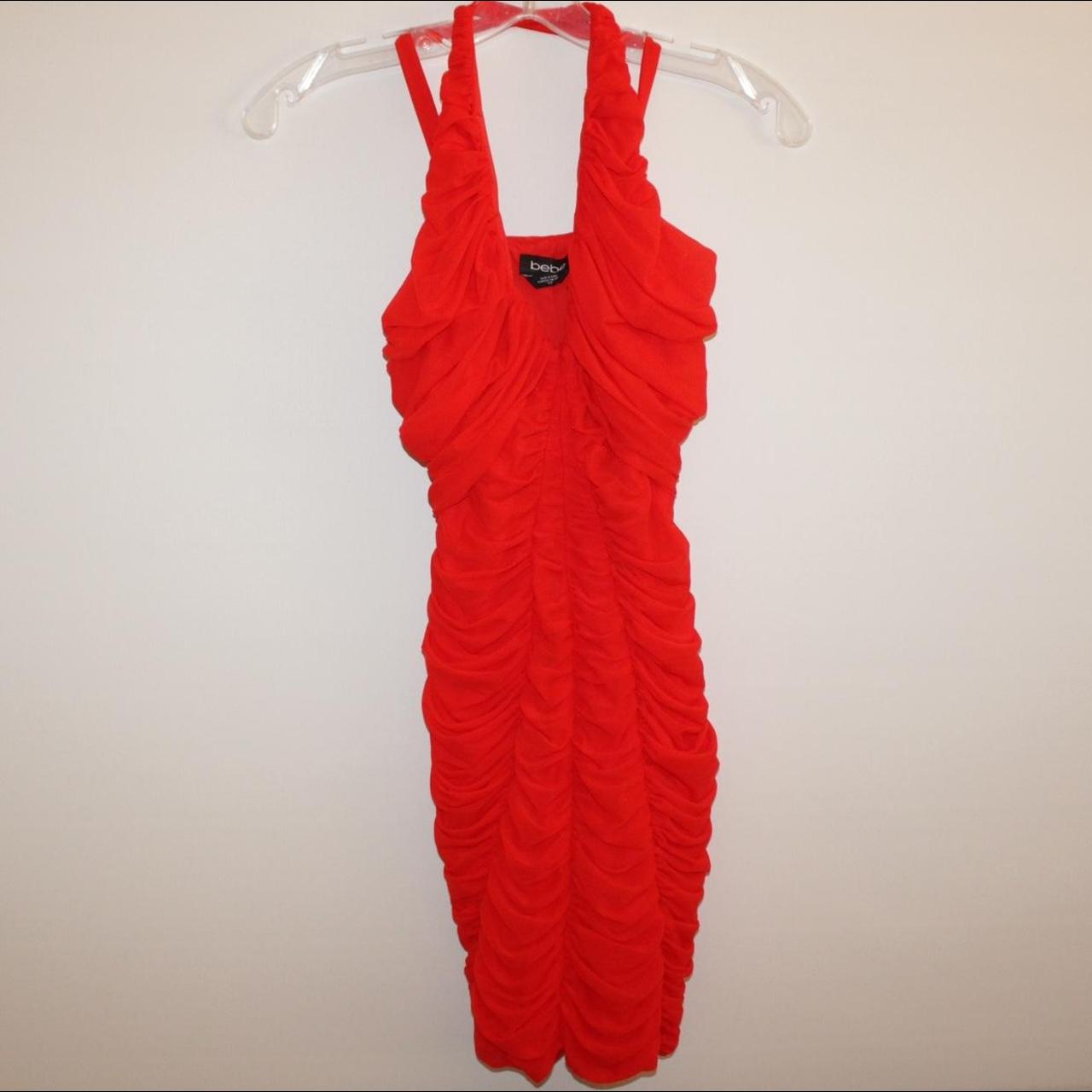 Bebe ruched store dress