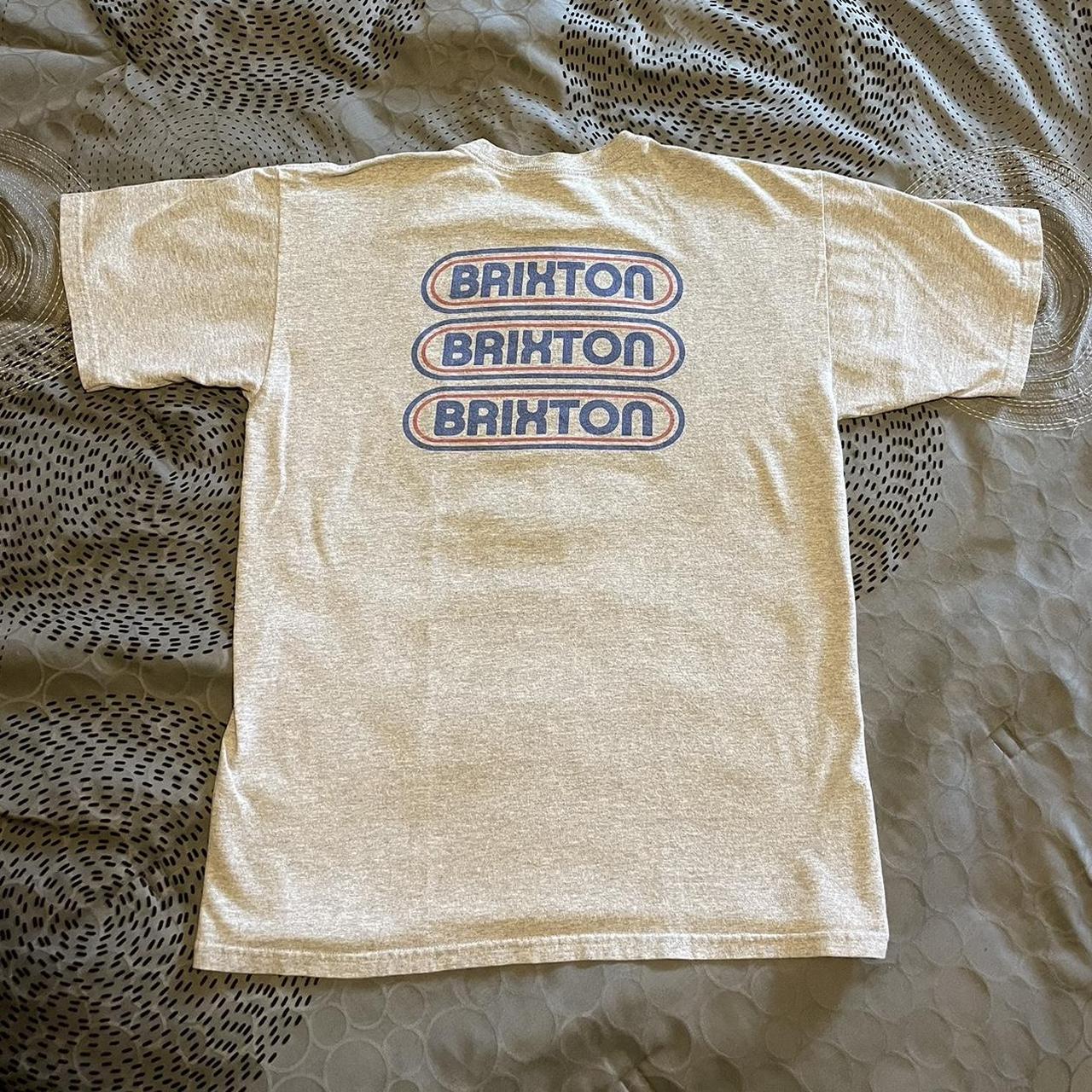 Brixton Men's Grey T-shirt