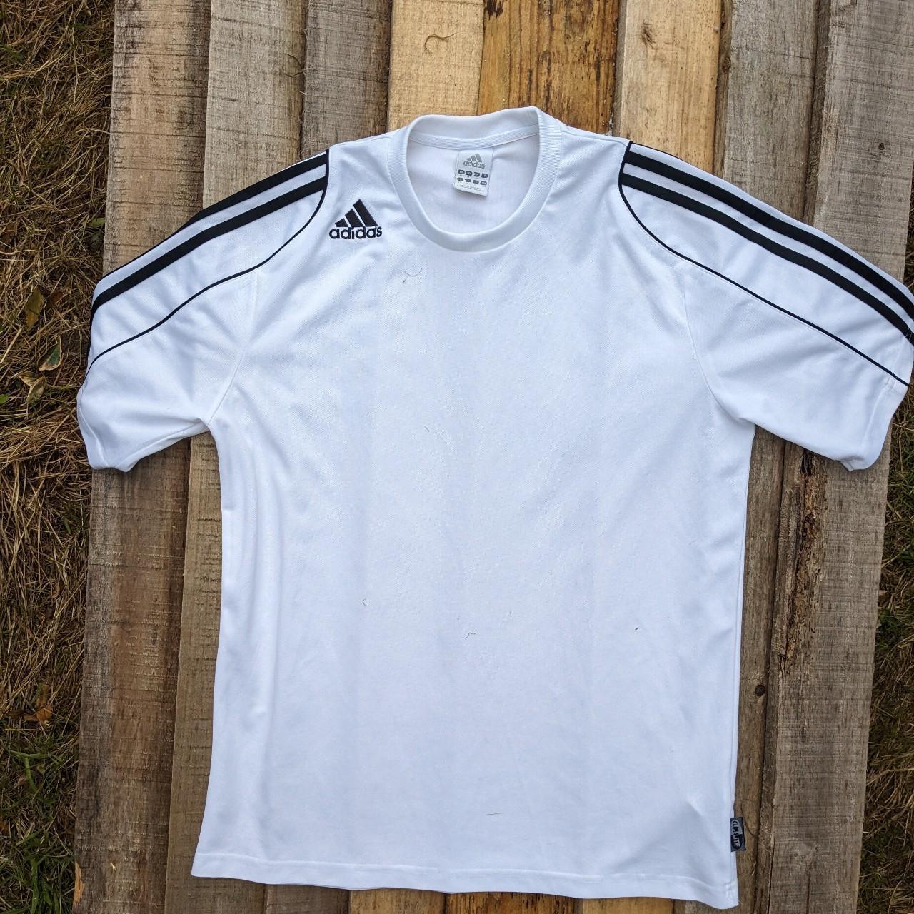 Vintage Adidas tee. Y2K Adidas t-shirt. This is... - Depop