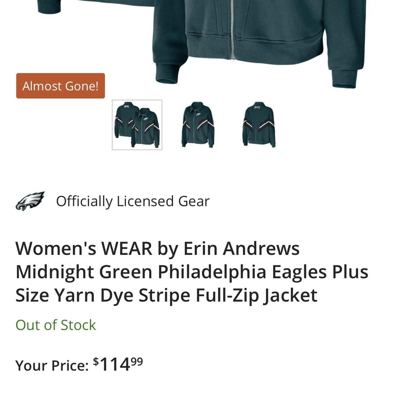 Philadelphia Eagles WEAR by Erin Andrews Women's Plus Size