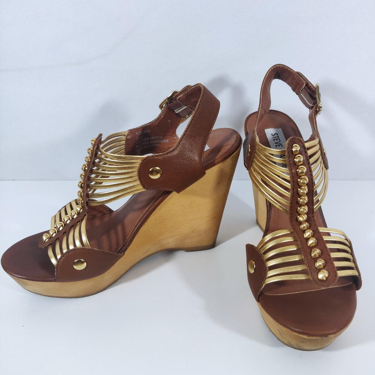 Steve madden hot sale wooden wedges