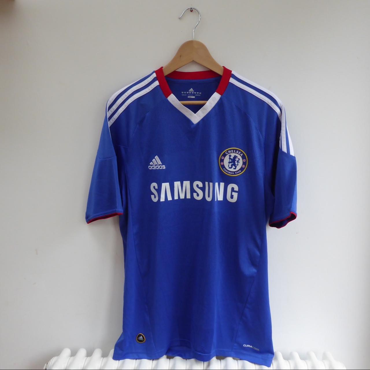 2010-11 Chelsea Adidas Home Shirt In excellent... - Depop