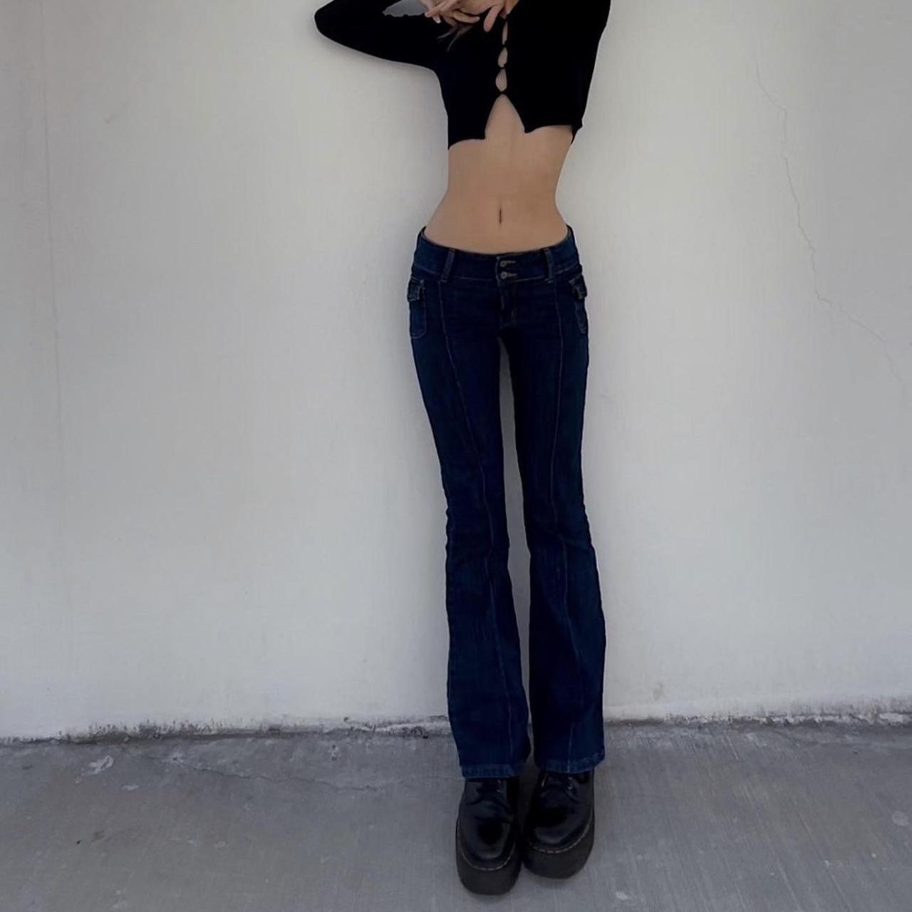 👖 Brandy Melville Dark Wash Low Rise Jeans 👖 • Two... Depop