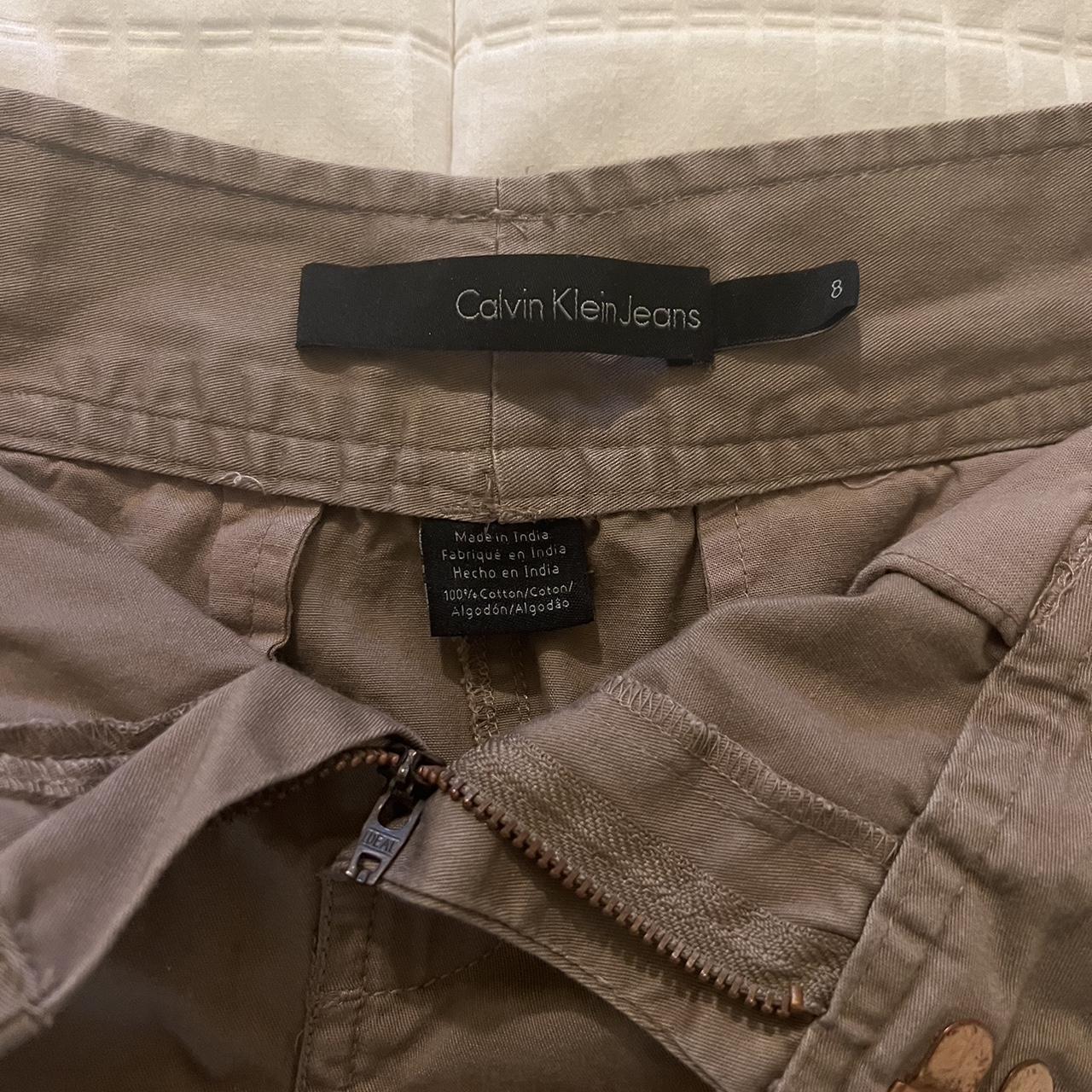 Calvin Klein cargo mini skirt Size 8 - Depop