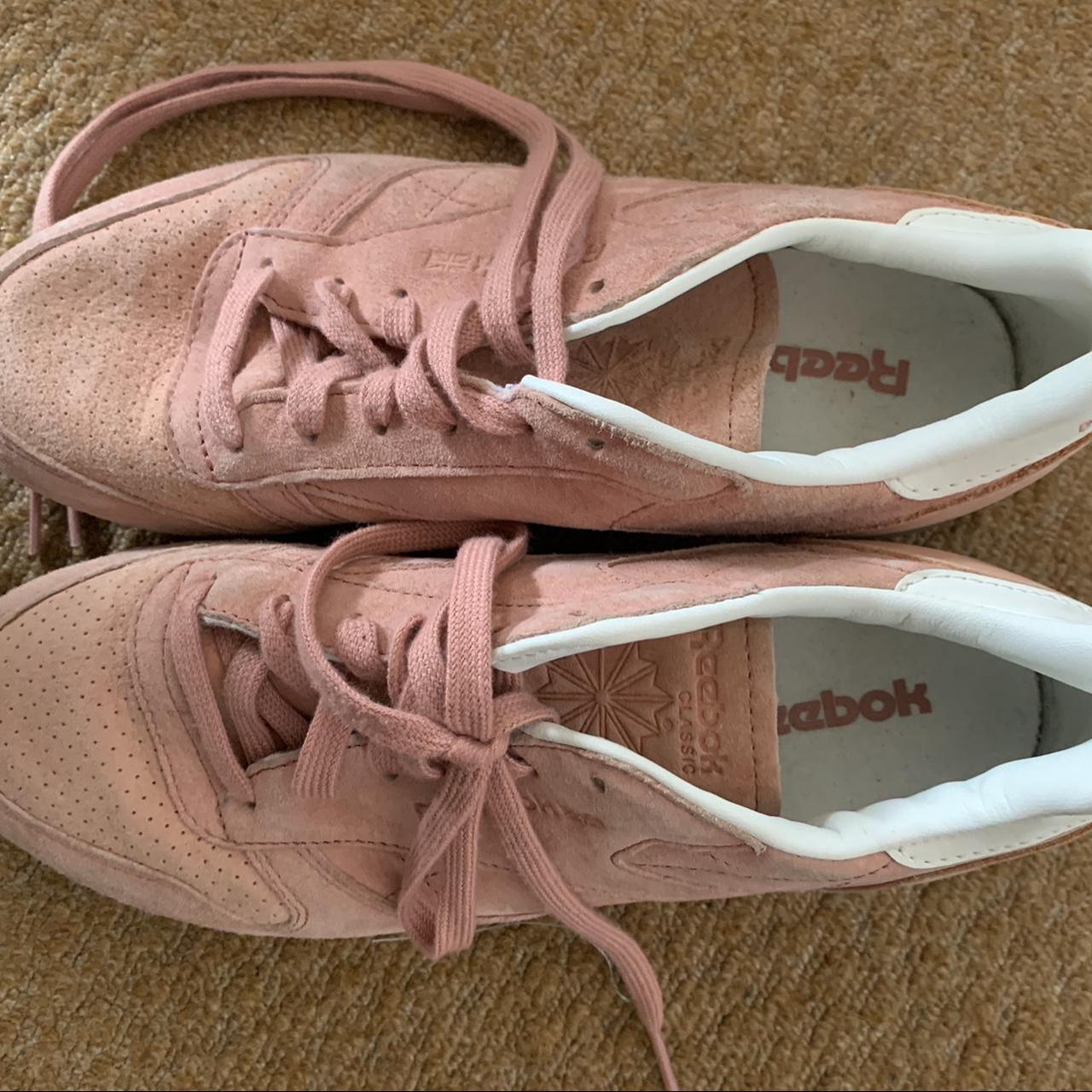 reebok classic peach