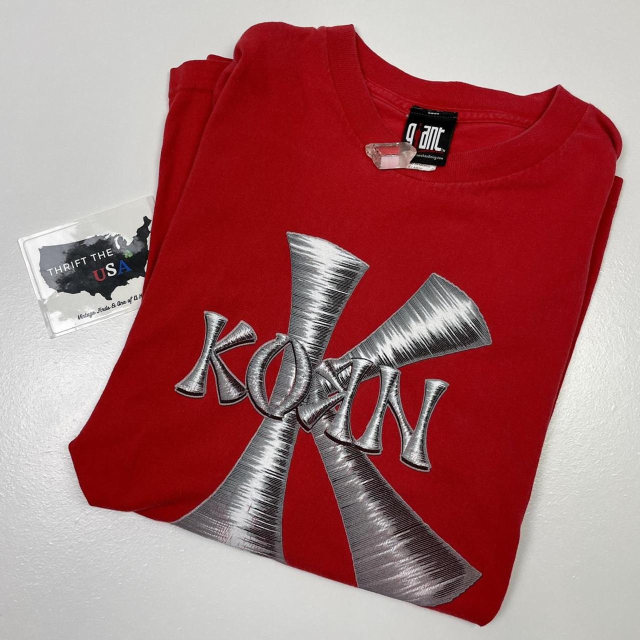 Vintage 90s KORN Follow The Leader Concert tour... - Depop