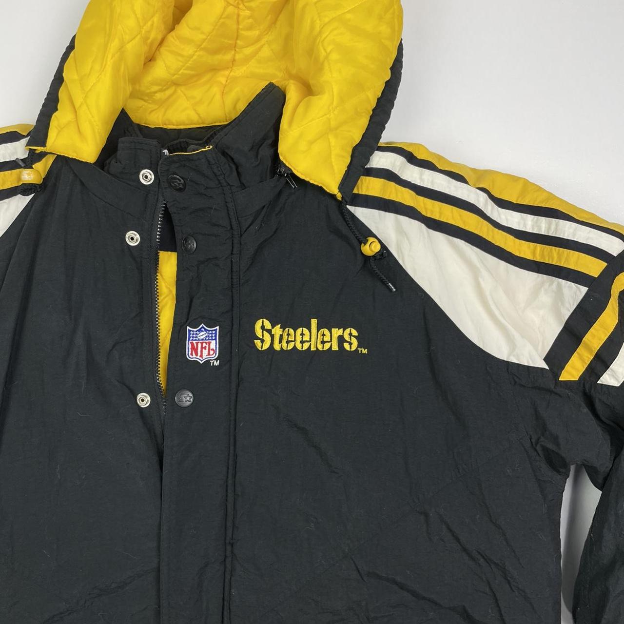 Pittsburgh Steelers nfl jacket Size m Good - Depop