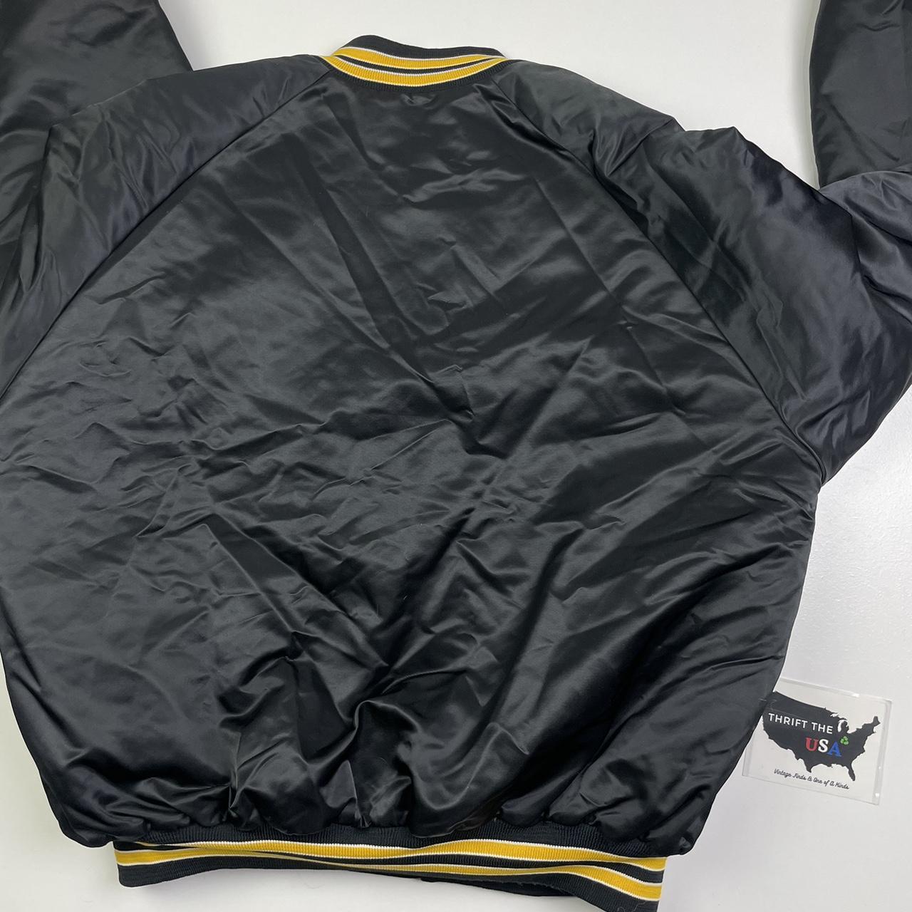 Used Thrift Steelers Jacket, Yellow, Medium