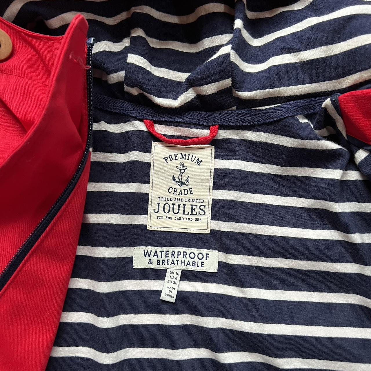 Joules Women's Navy and Red Coat (4)