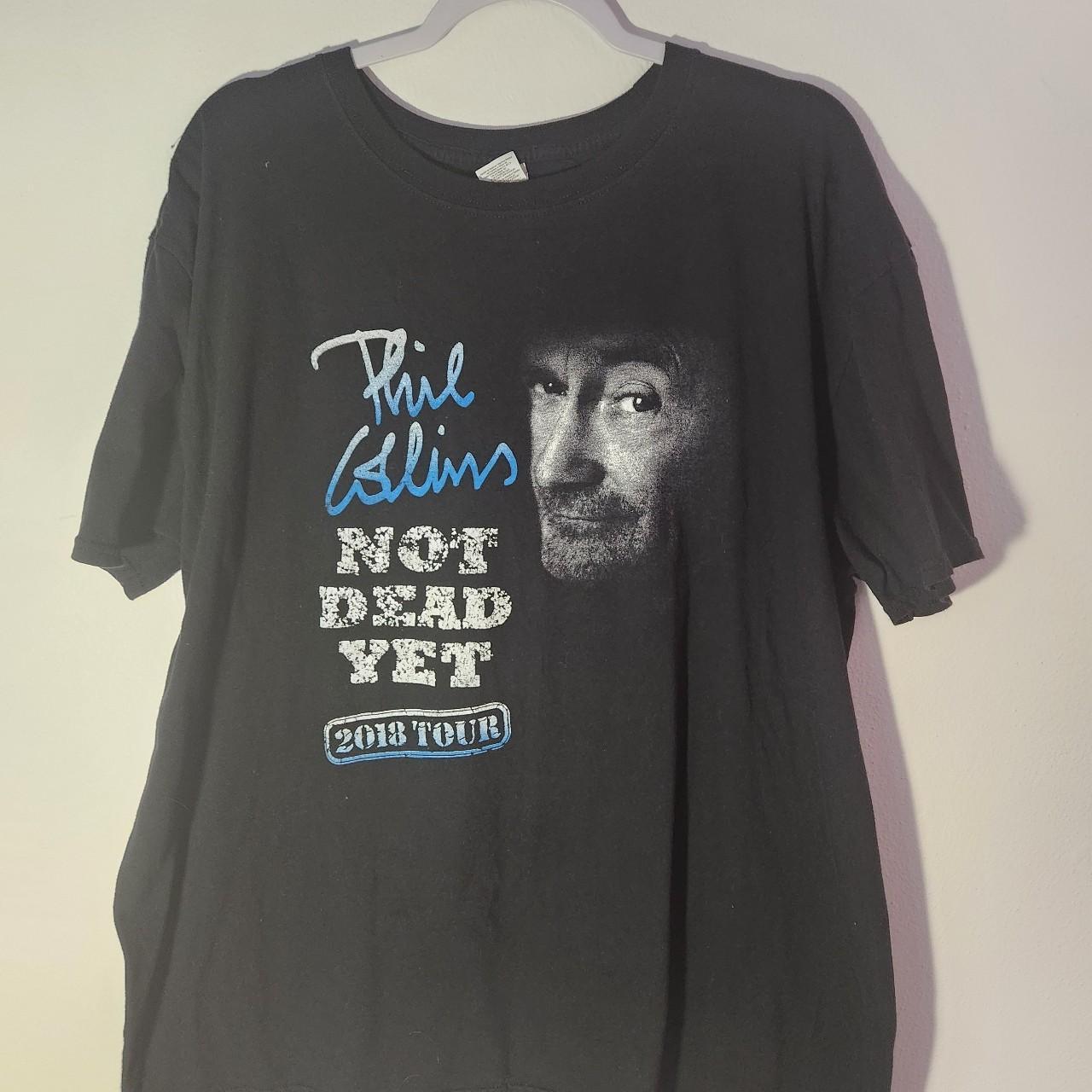 phil collins t shirt not dead yet