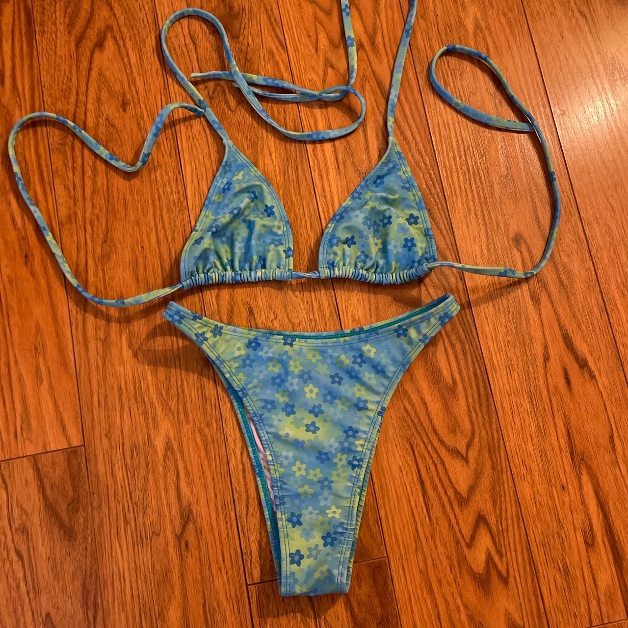 LOLEIA SWIM BLUE BIKINI MY LITTLE TRIP TO THE... - Depop