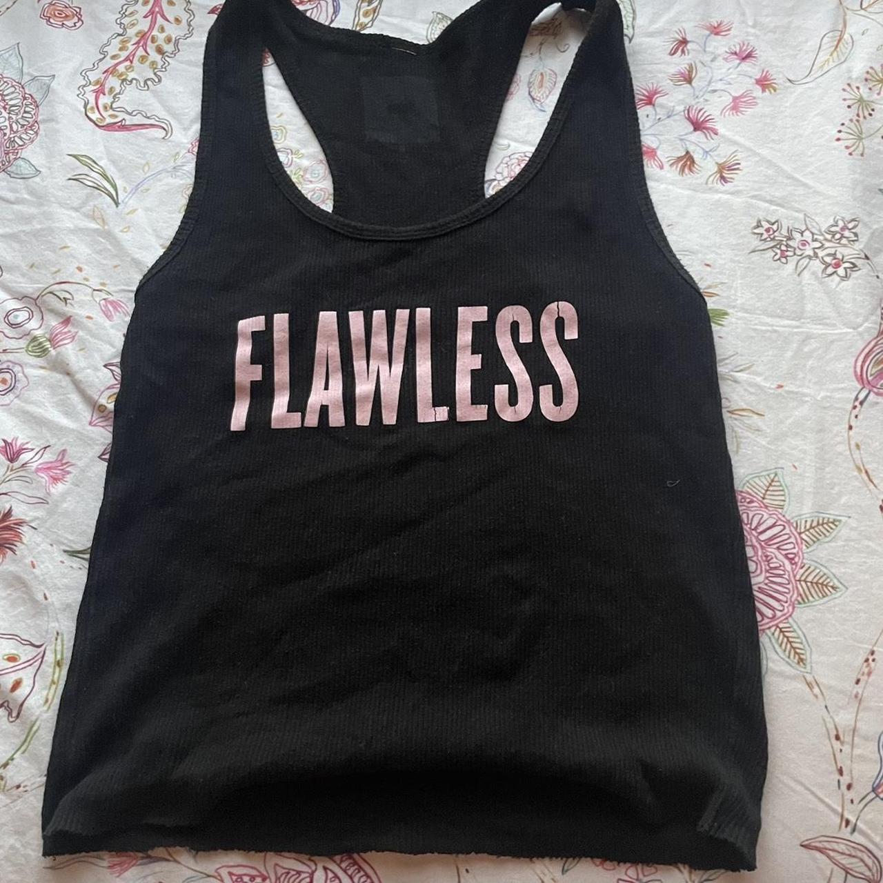 😎 black ribbed flawless tank top 😎 Pink flawless... - Depop