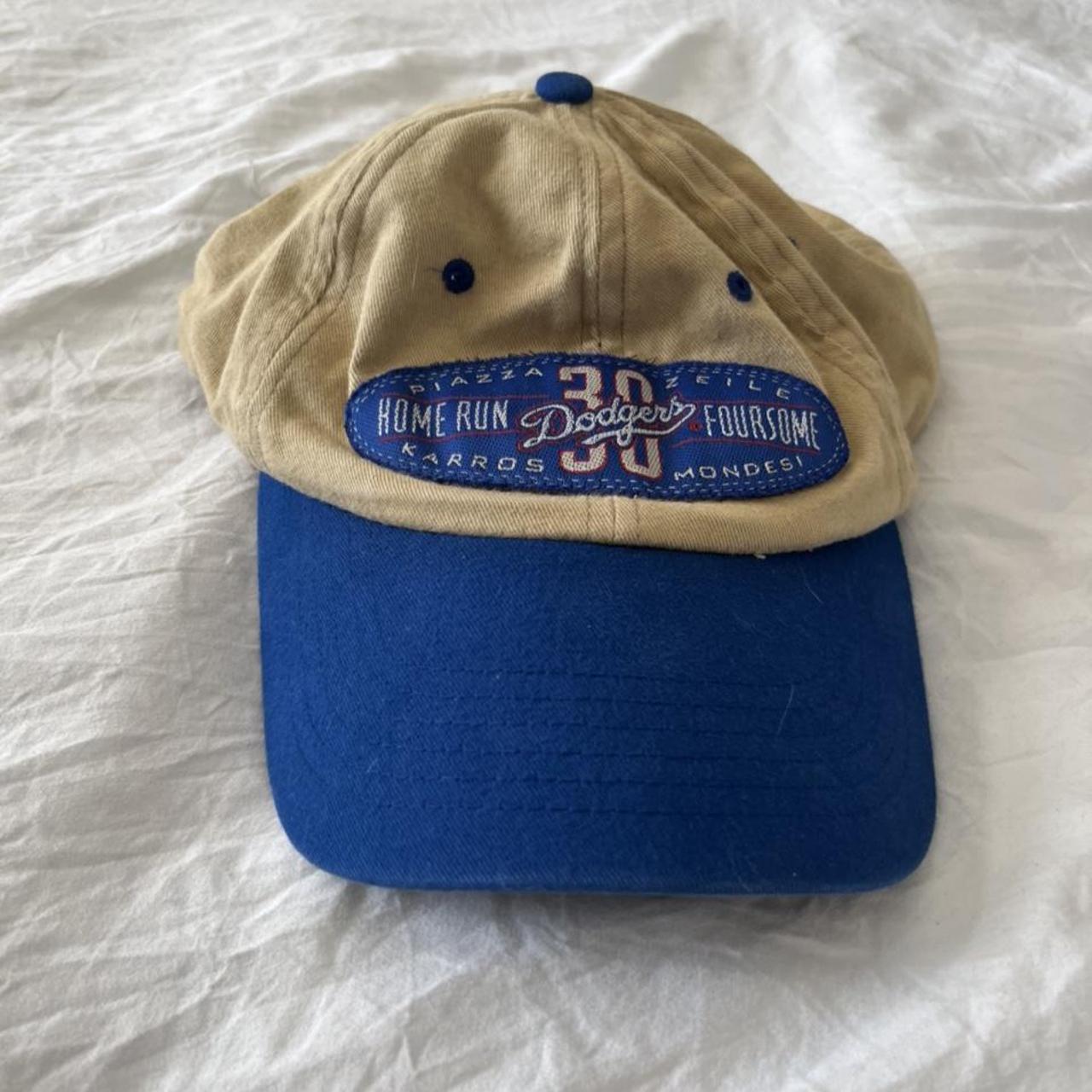 Dodgers vintage hat fits small good condition - Depop