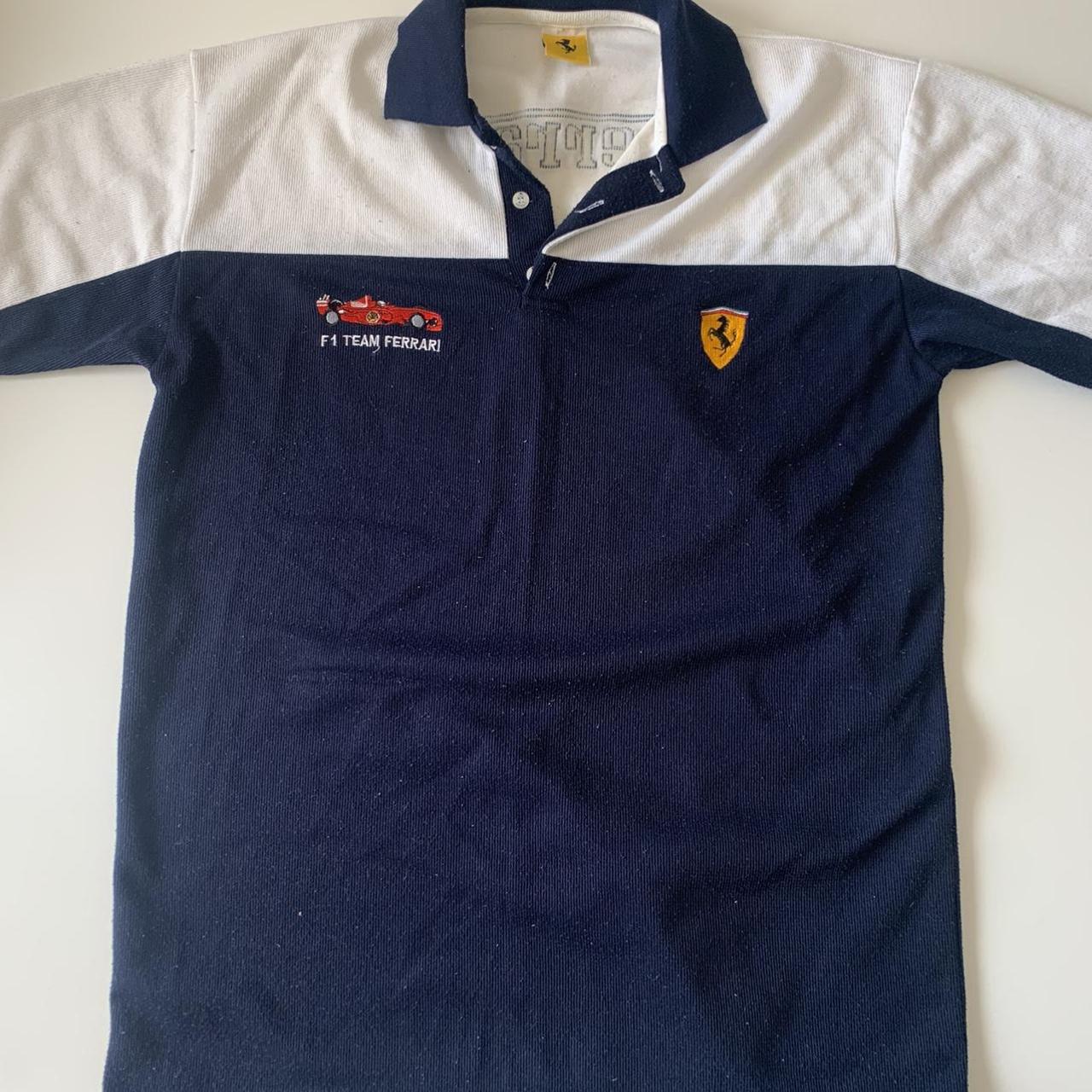 Ferrari collared shirt F1 team ferrari oversized... - Depop