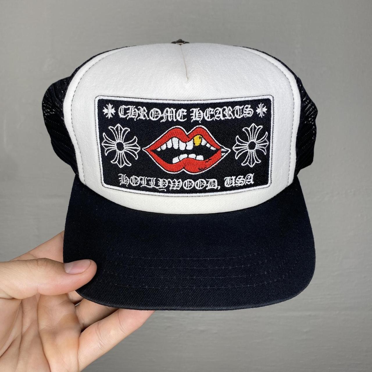 Chrome Hearts Matty Boy Chompers Trucker Hat... - Depop