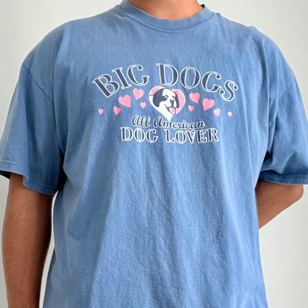 American Vintage Men's Pink and Blue Tshirt Depop