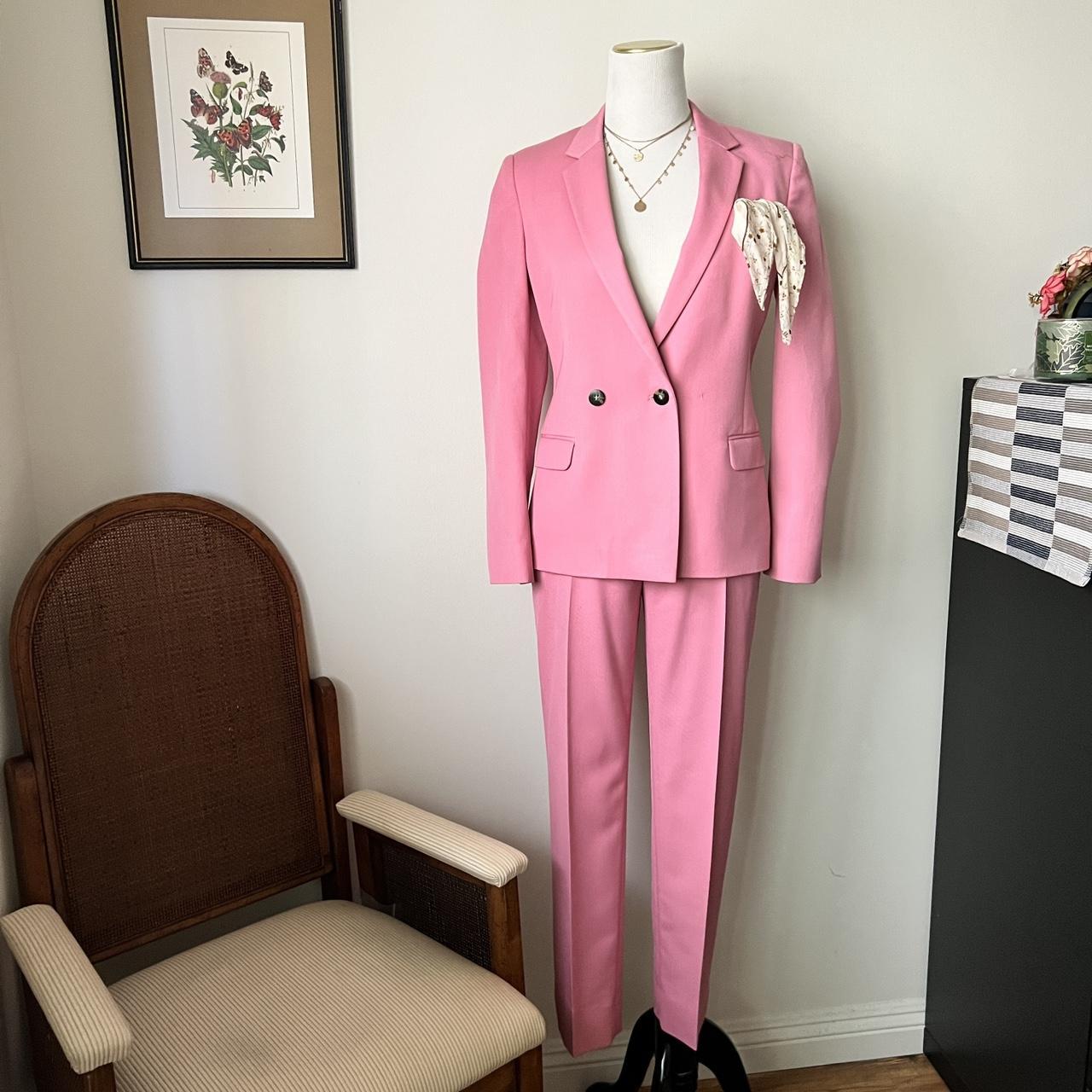 Topshop hotsell pink suit