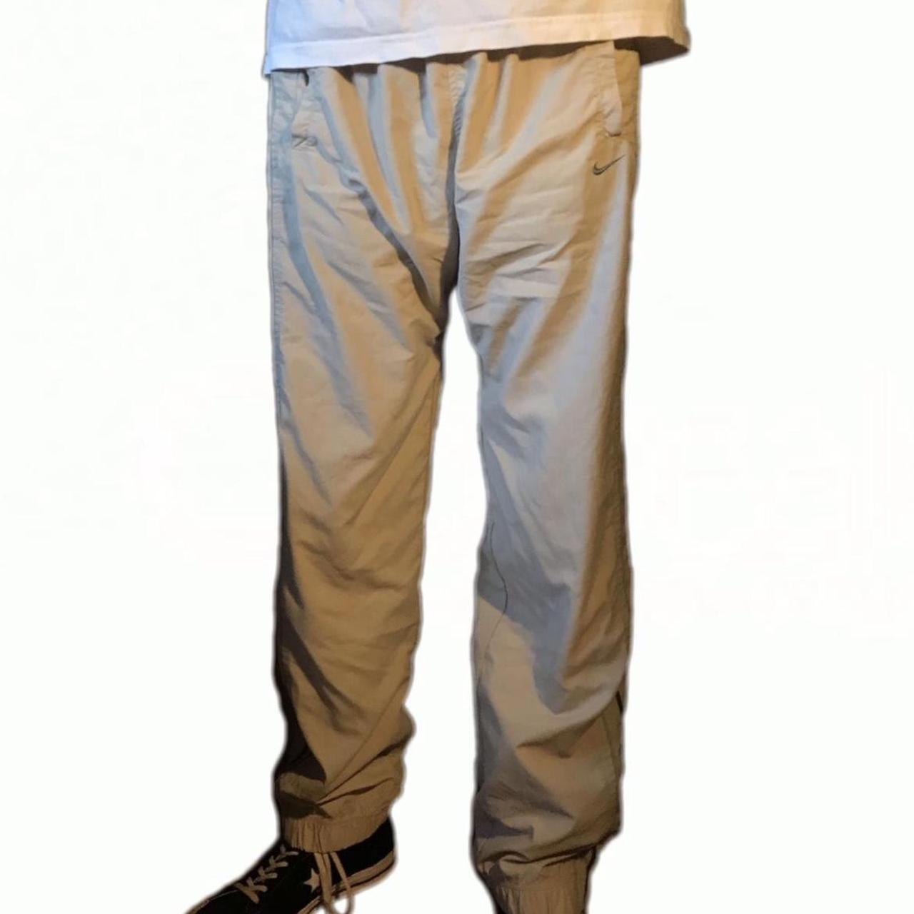 Nike Men's Cream and Tan Joggerstracksuits Depop