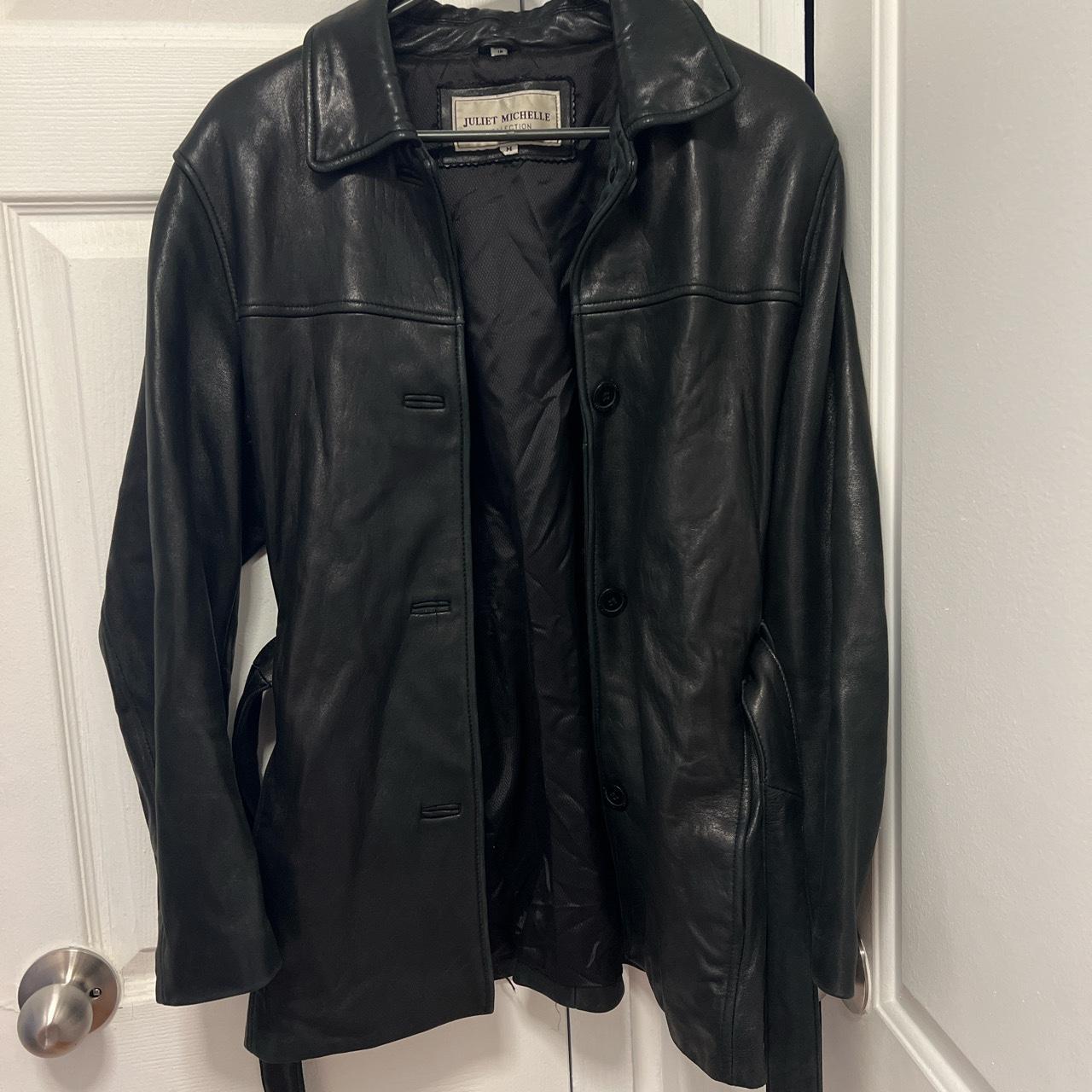 Vintage Dallas Cowboys Leather Jacket Fits Like L - Depop