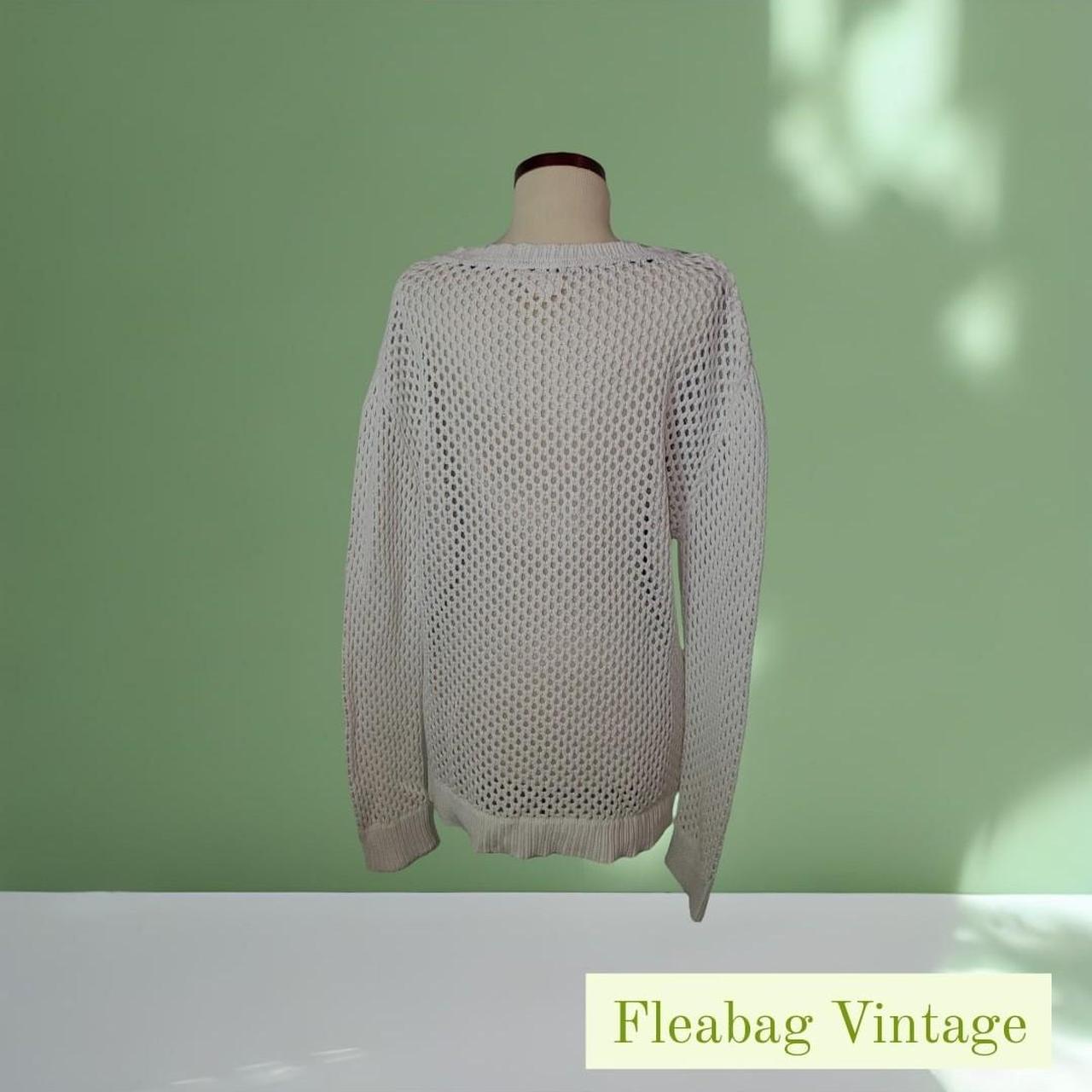 WHITE CABLE KNIT SWEATER I absolutely LOVE this... - Depop