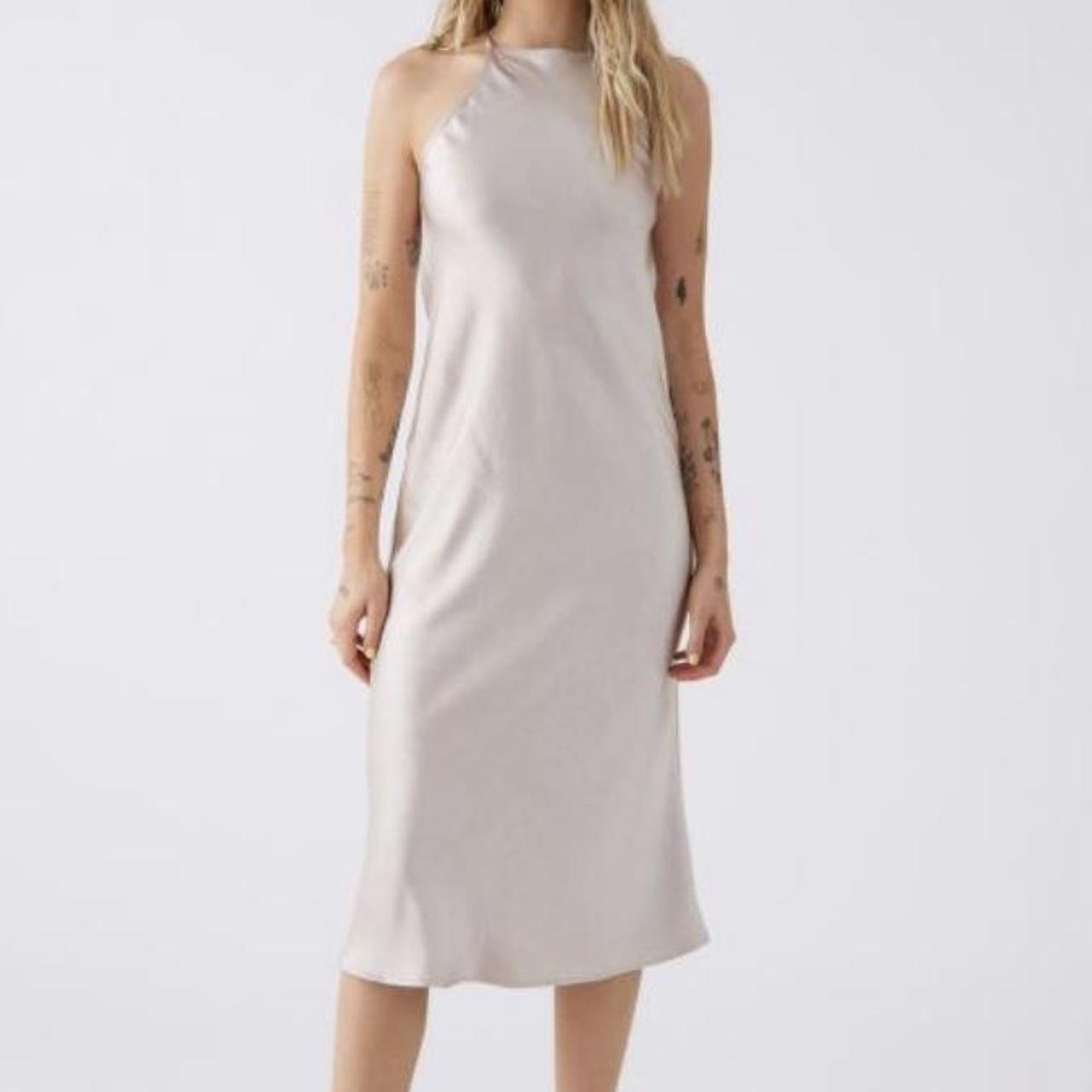 Urban Outfitters Dress Forum satin halter dress... Depop