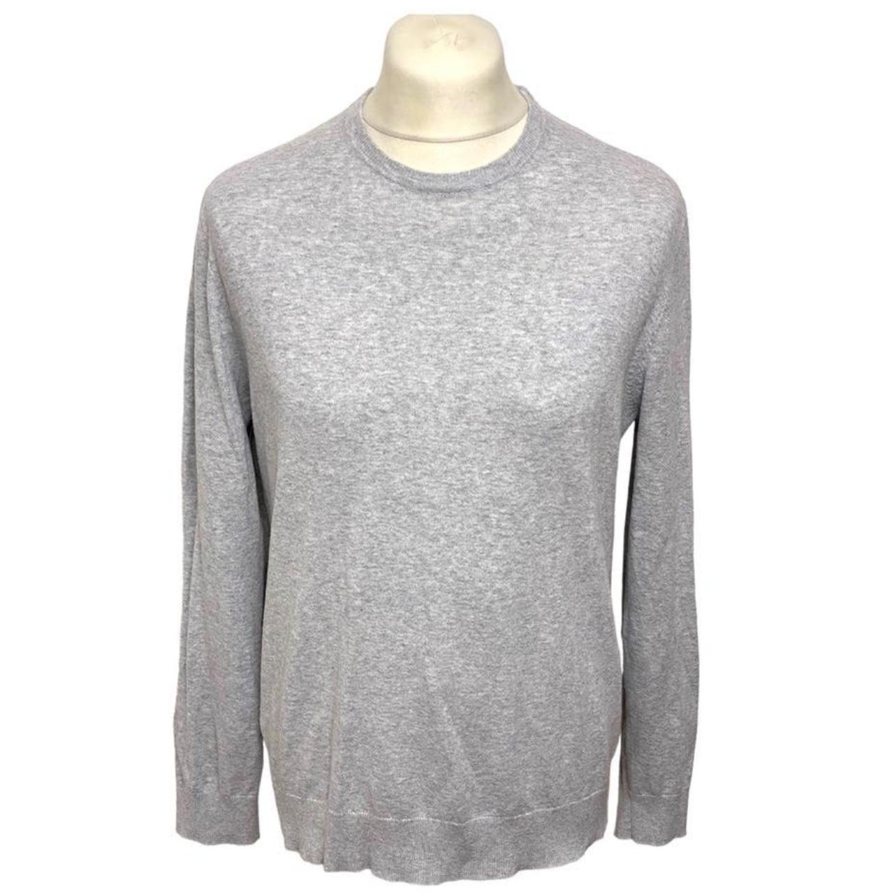 BURTON MENSWEAR London Large Grey Sweatshirt 100%... - Depop