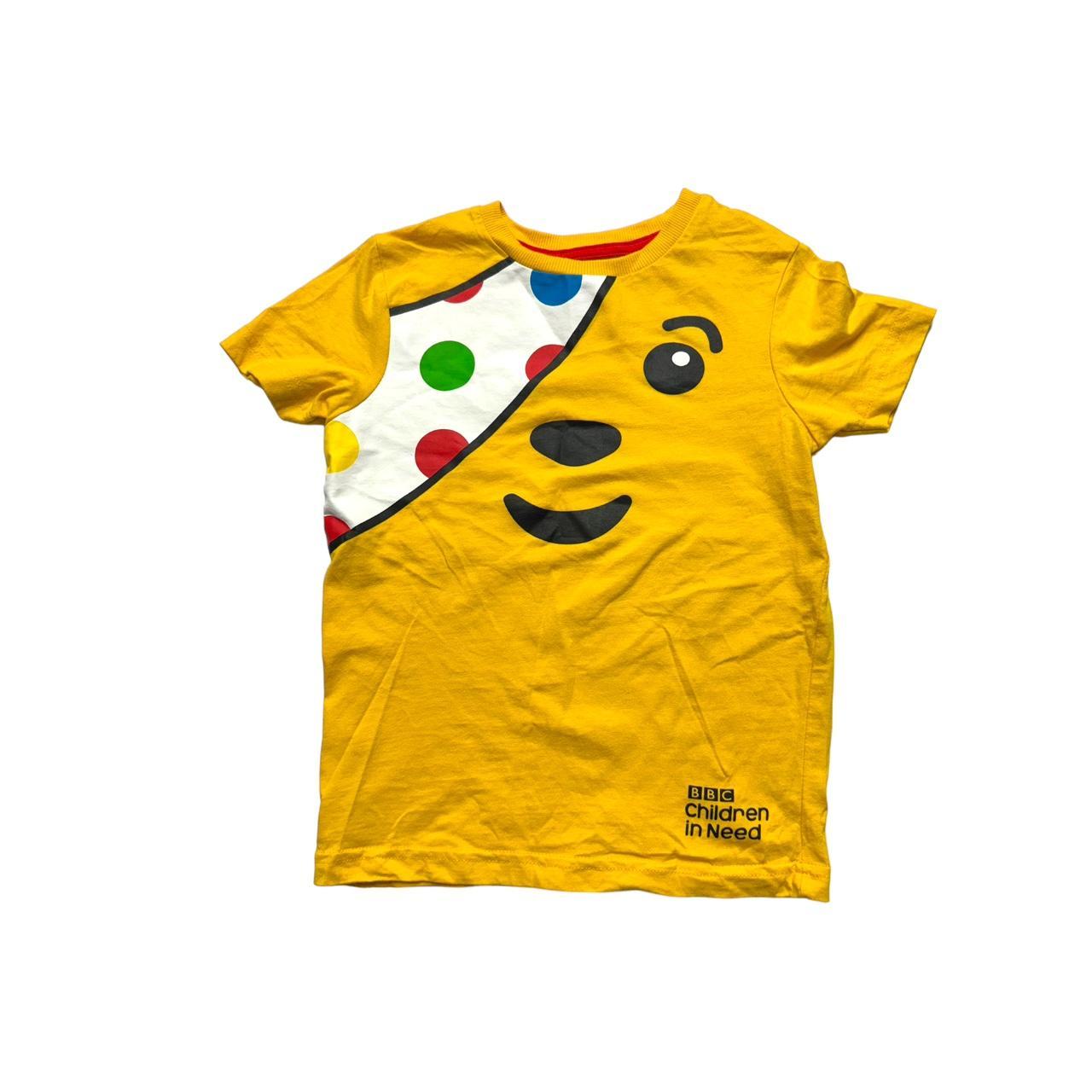 Pugsey Bear yellow children in need T Shirt... Depop