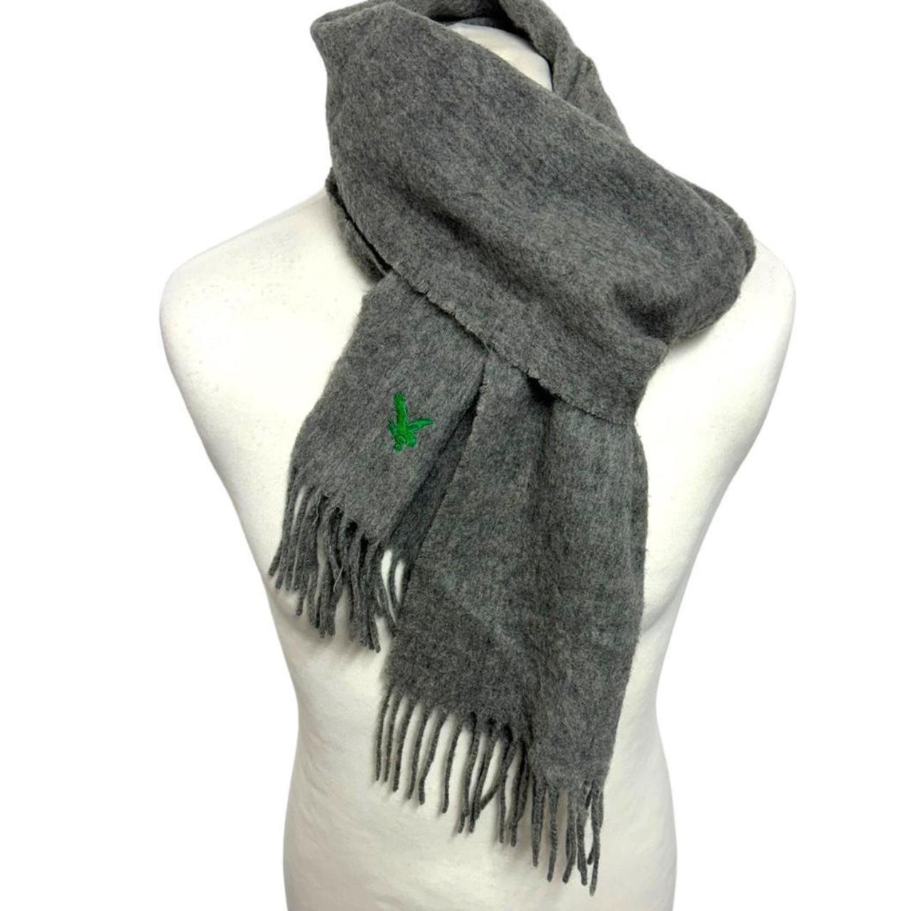 LYLE & SCOTT Heritage Grey Scarf 100 Lambswool Mens... Depop