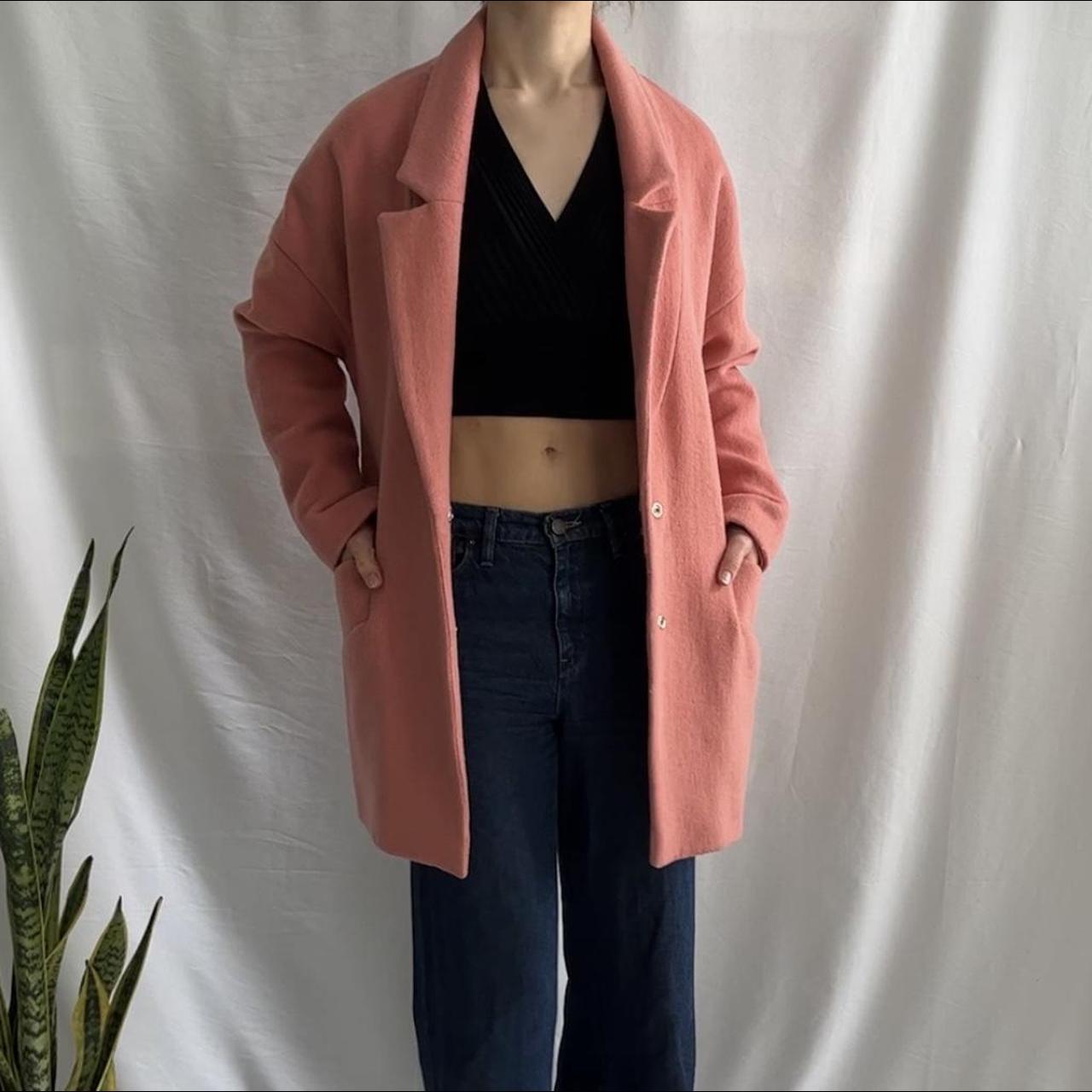 Salmon on sale pink coat